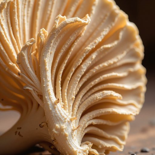 神农架野生木耳，黑色菌类，形状完整，背景为竹子